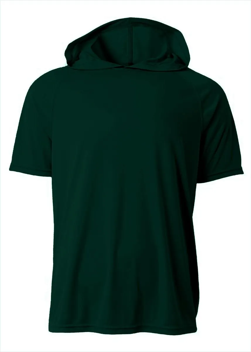 A4 N3408 Cooling Performance Short Sleeve Hooded Tee