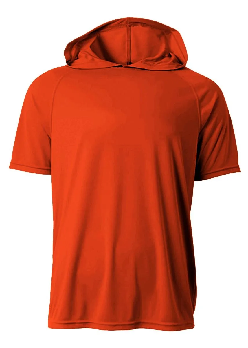 A4 N3408 Cooling Performance Short Sleeve Hooded Tee