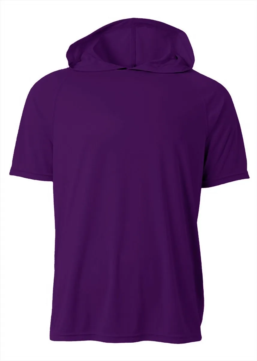 A4 N3408 Cooling Performance Short Sleeve Hooded Tee
