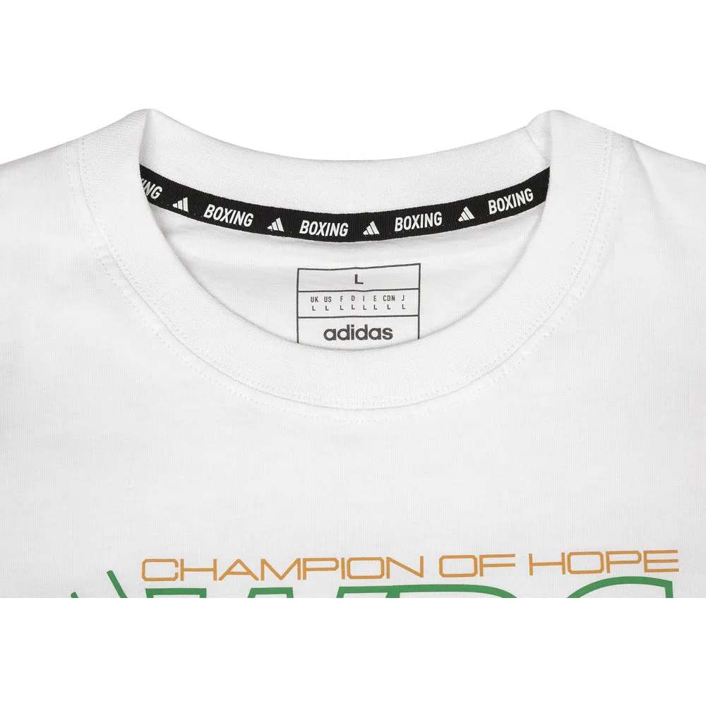 Adidas Boxing WBC Champion of Hope T Shirt - White