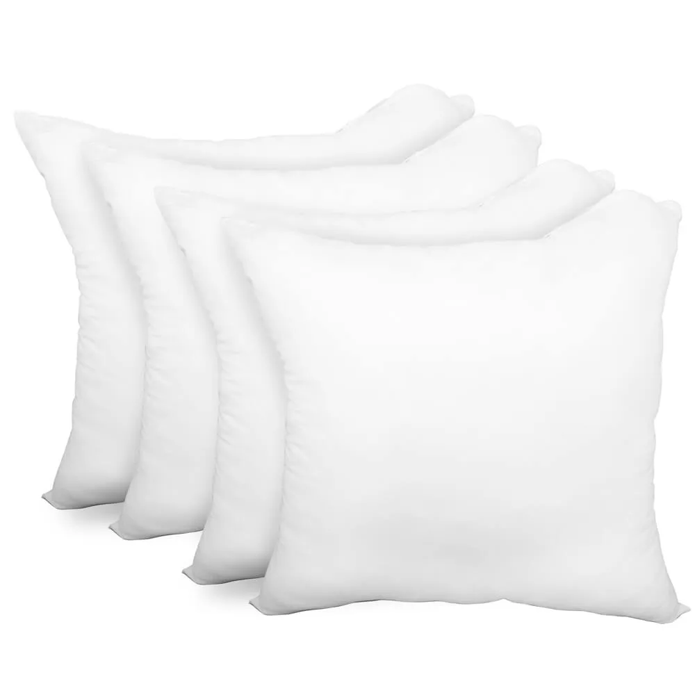 Adjustable Pillow Form 20" x 20" (Polyester Fill) - Premium Fabric Cover