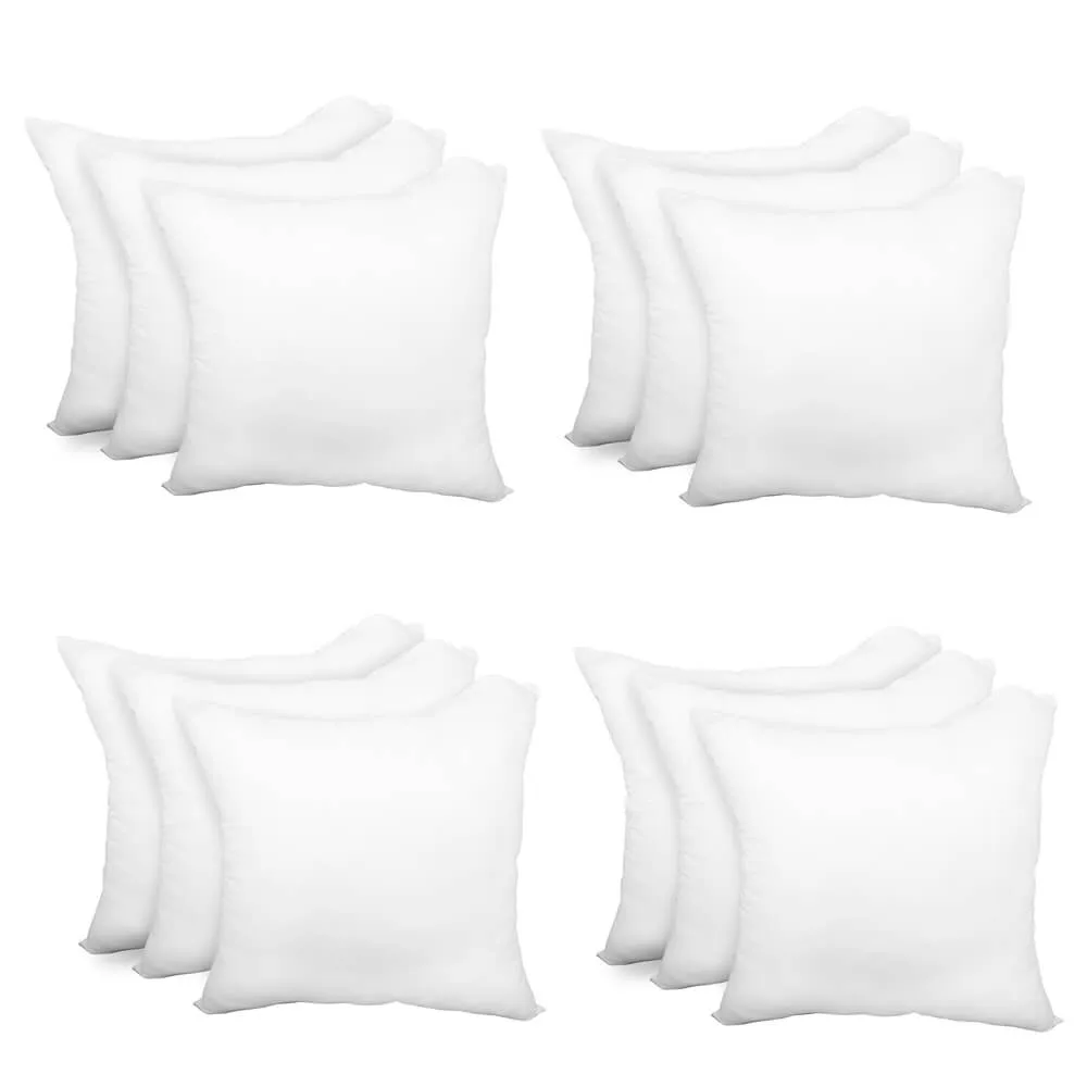 Adjustable Pillow Form 20" x 20" (Polyester Fill) - Premium Fabric Cover