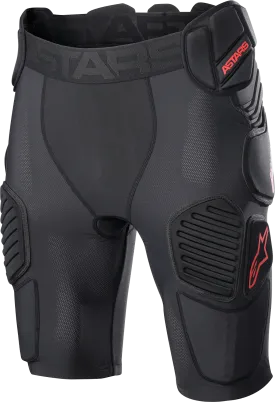 ALPINESTARS Bionic Pro Protection Shorts - Black/Red - XL 6507523-13-XL