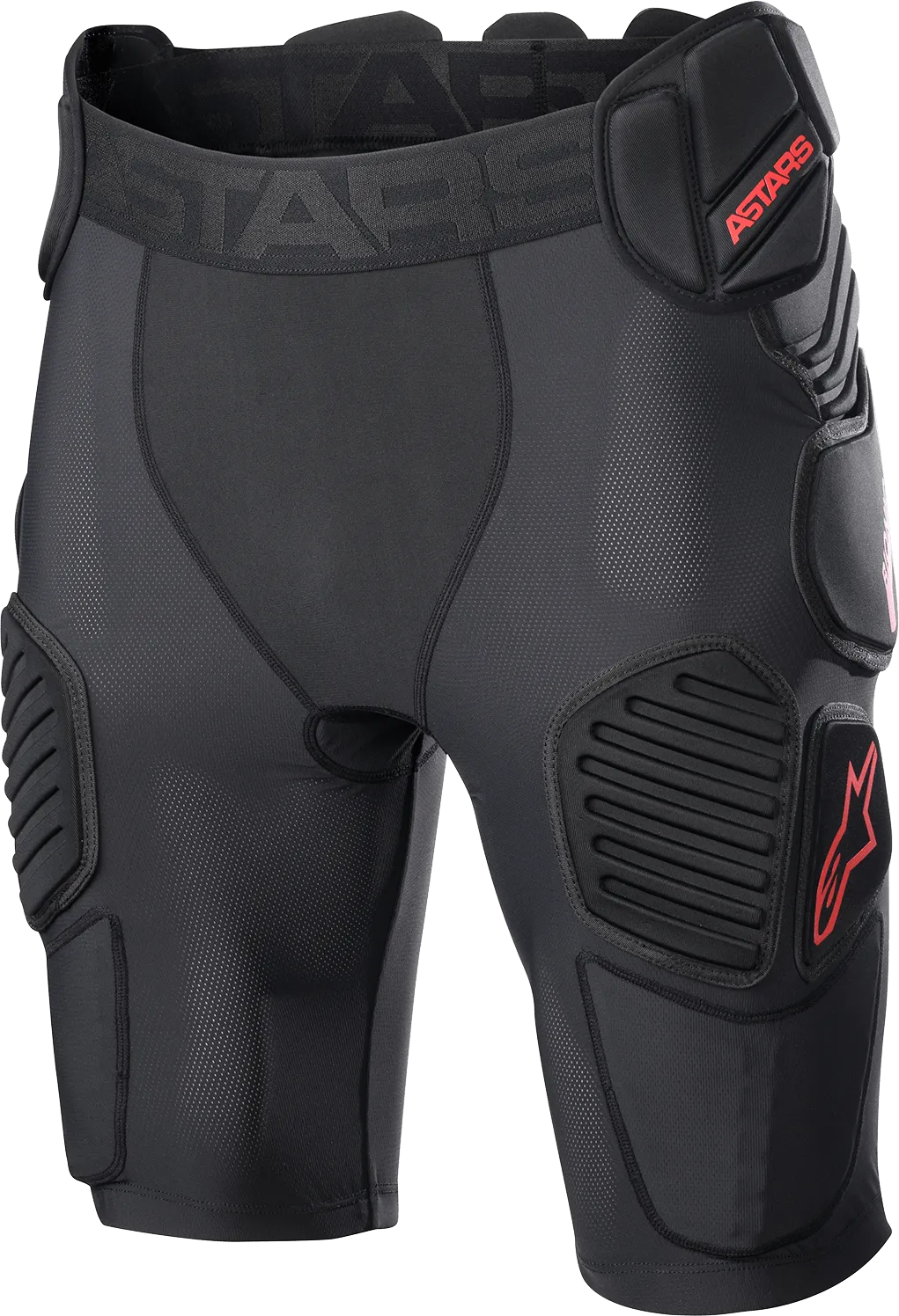 ALPINESTARS Bionic Pro Protection Shorts - Black/Red - XL 6507523-13-XL