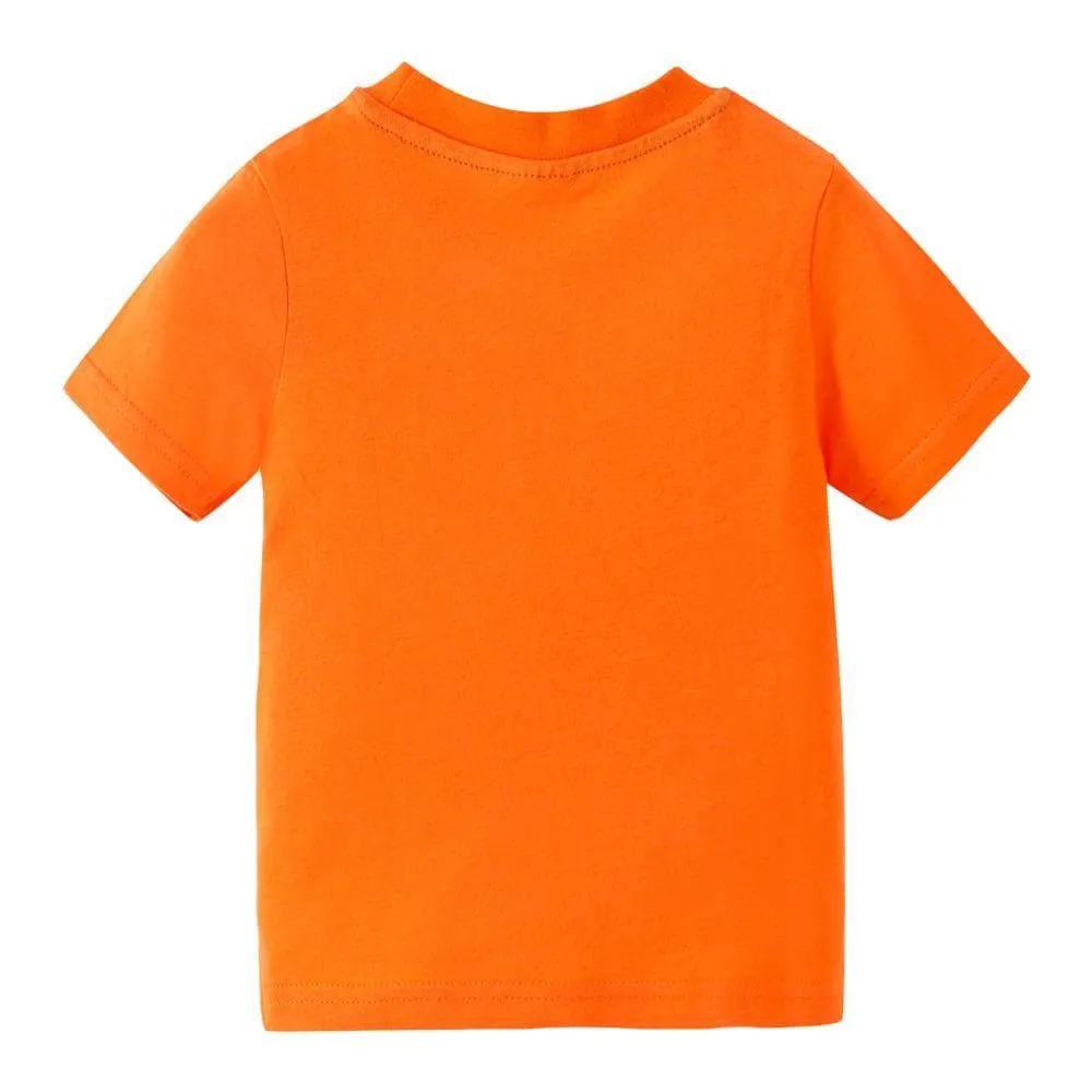 Baby/Toddler Boy Crocodile Pattern Orange T-shirt