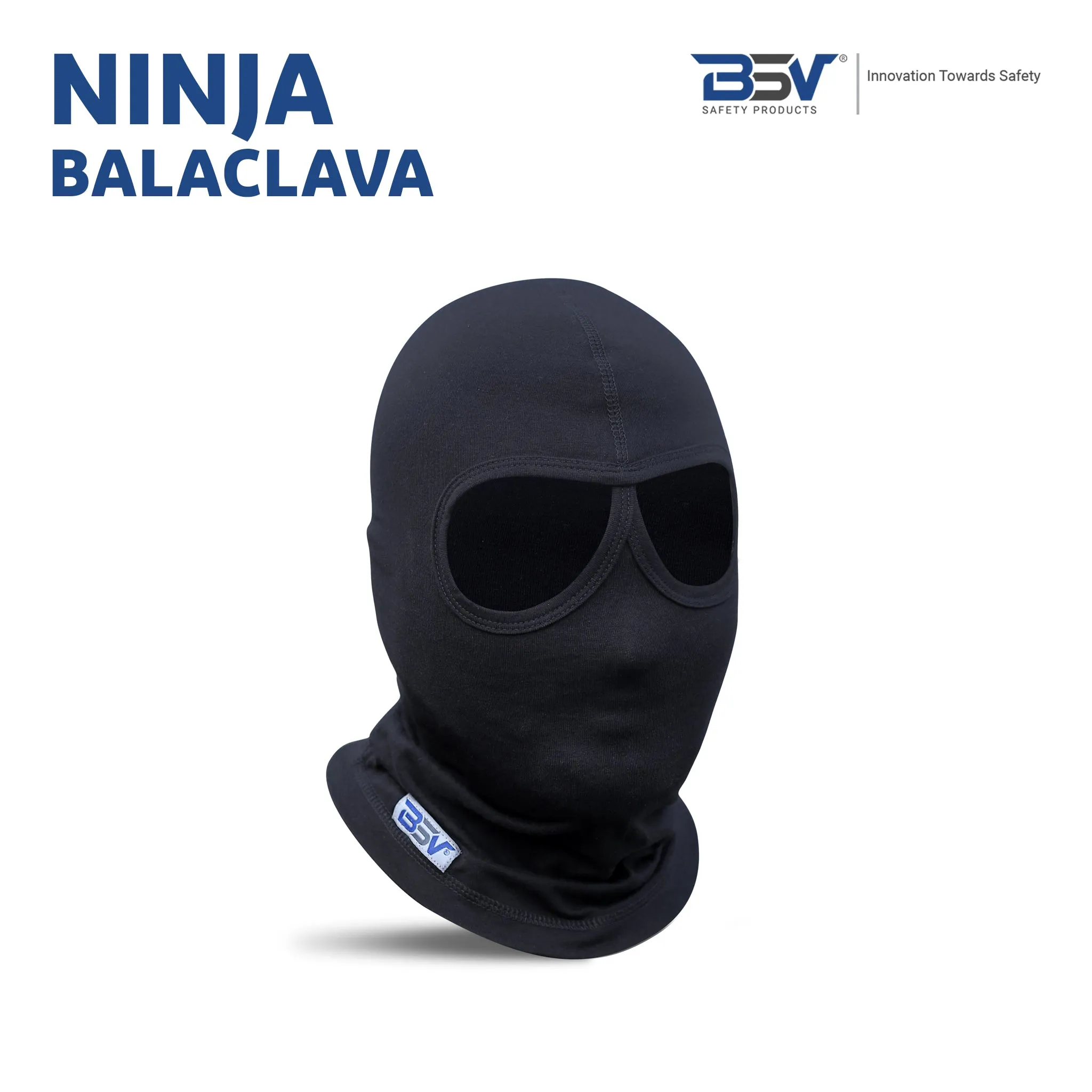 Balaclava Ninja Eye Cotton CoolMax® Face & Neck Mask (Motor Bikers / Outdoor Sports)