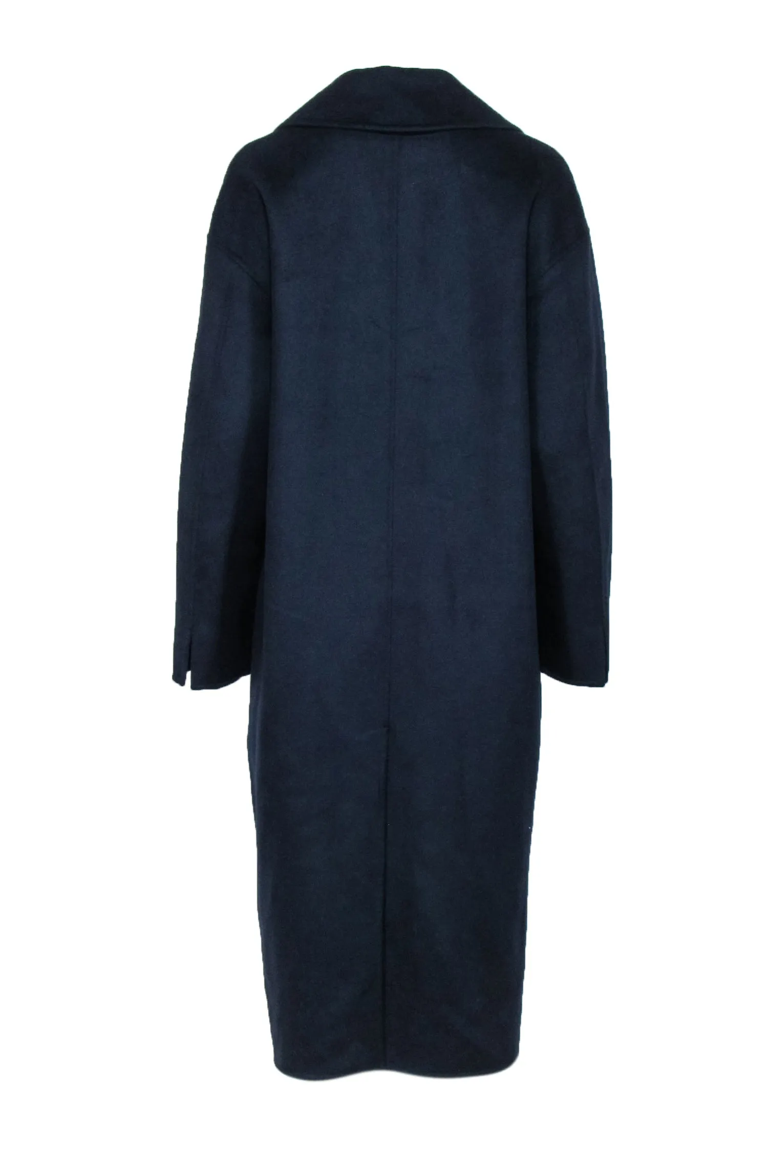 Banana Republic - Navy Wool Blend Long Coat Sz S
