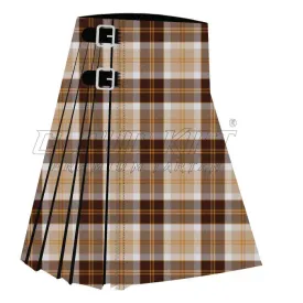 Bannockbane Orange Stripes Premium Tartan Kilt
