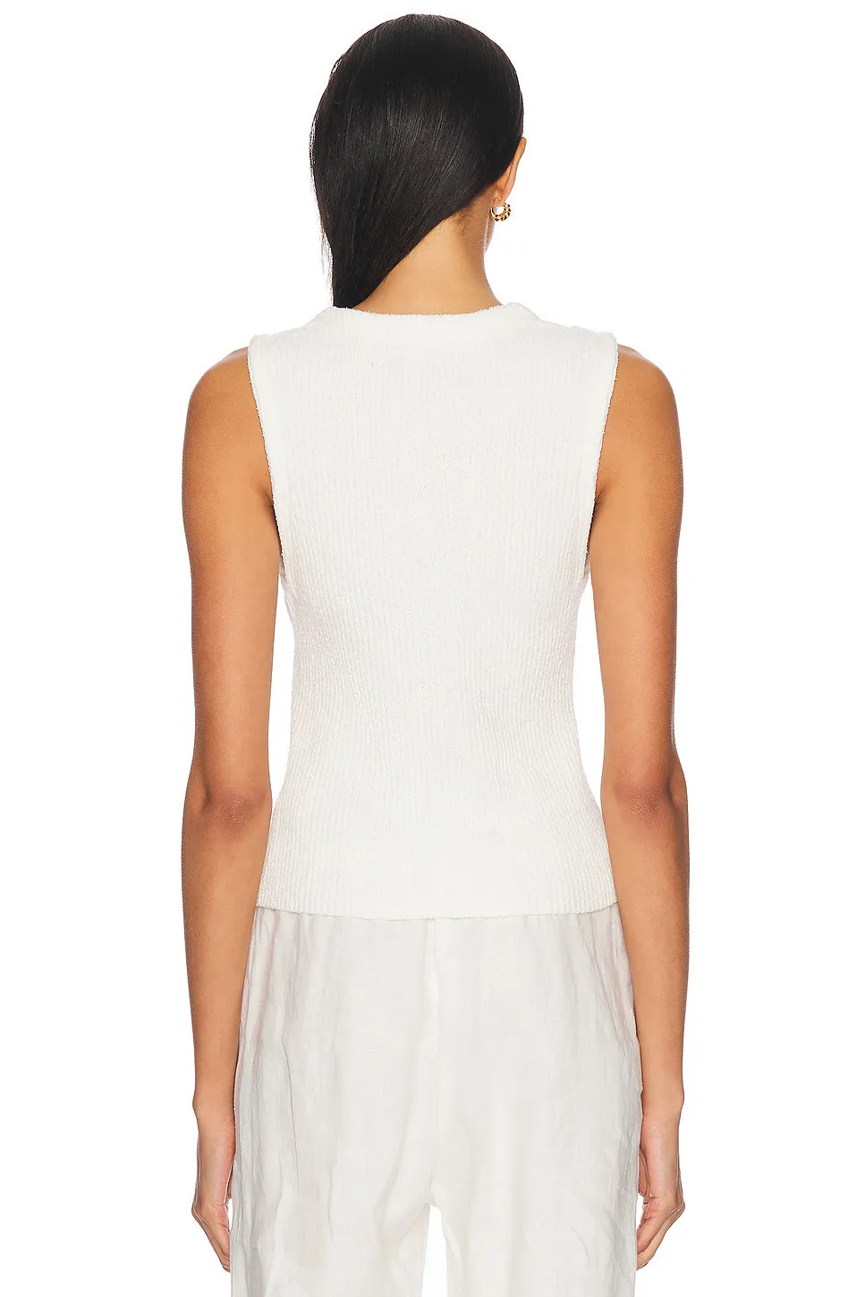 Boucle Knit Vest