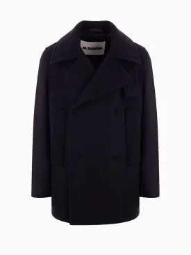 Boxy fit peacoat