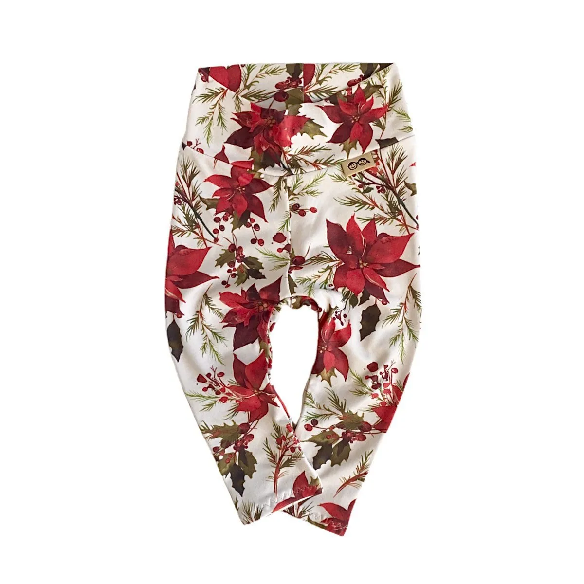Christmas Poinsettia Leggings