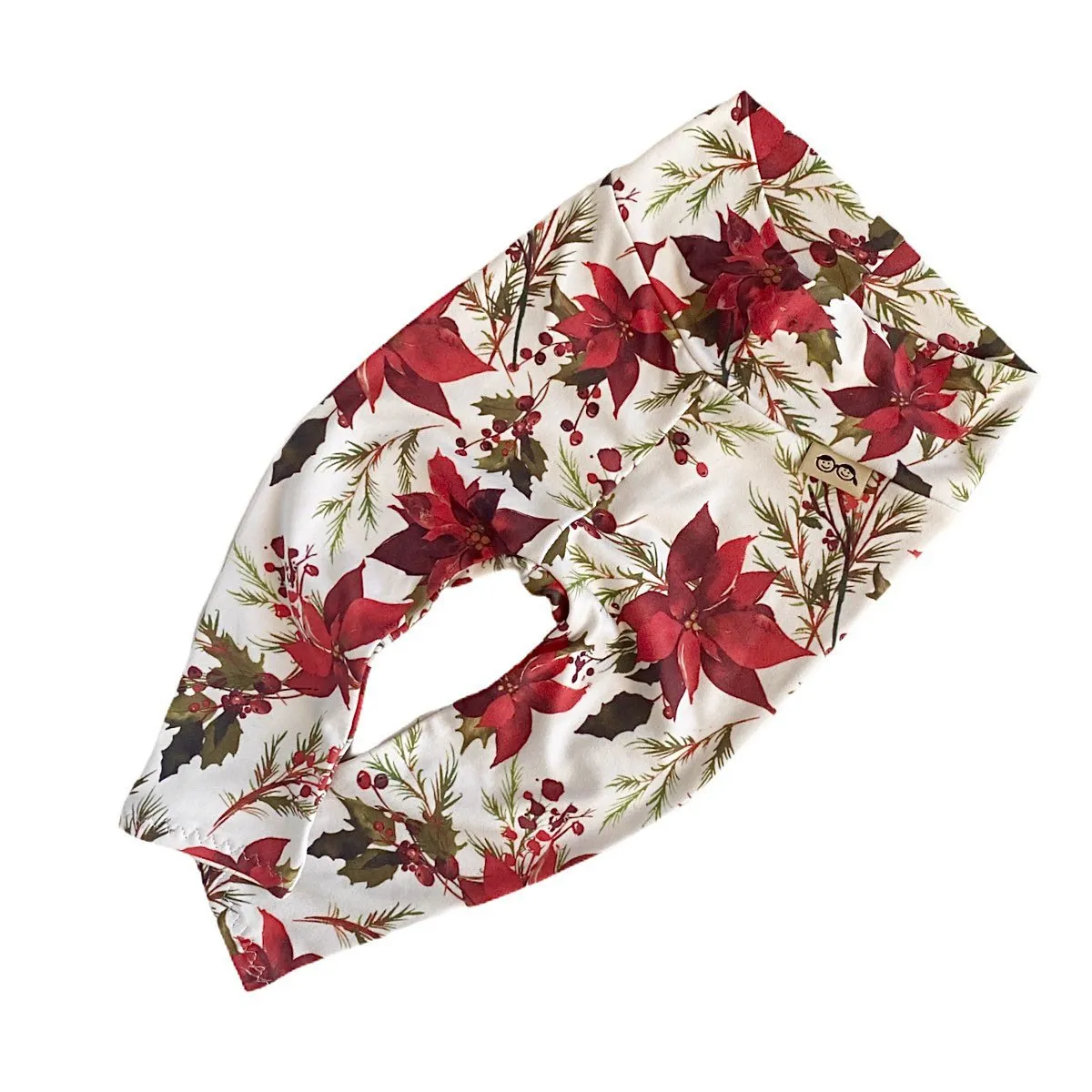 Christmas Poinsettia Leggings