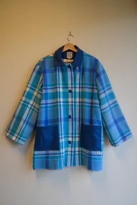 Coat | Blue | Wool | Large