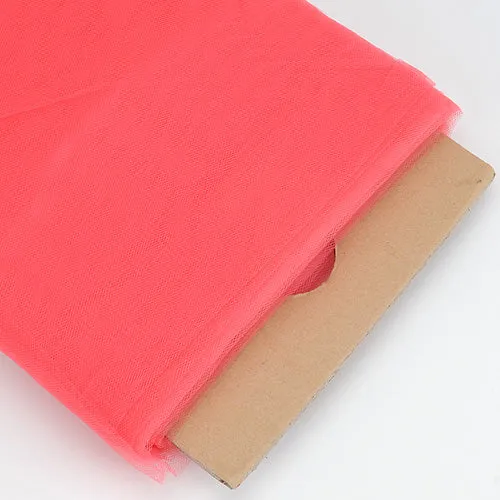Coral - 54 Inch by 40 Yards (120 ft.) Tulle Fabric Bolt