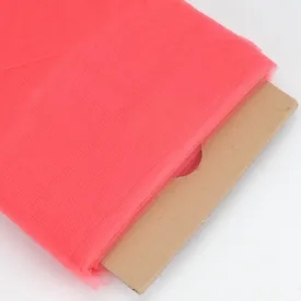 Coral - 54 Inch by 40 Yards (120 ft.) Tulle Fabric Bolt
