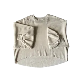 Cozy high low crop top sweater