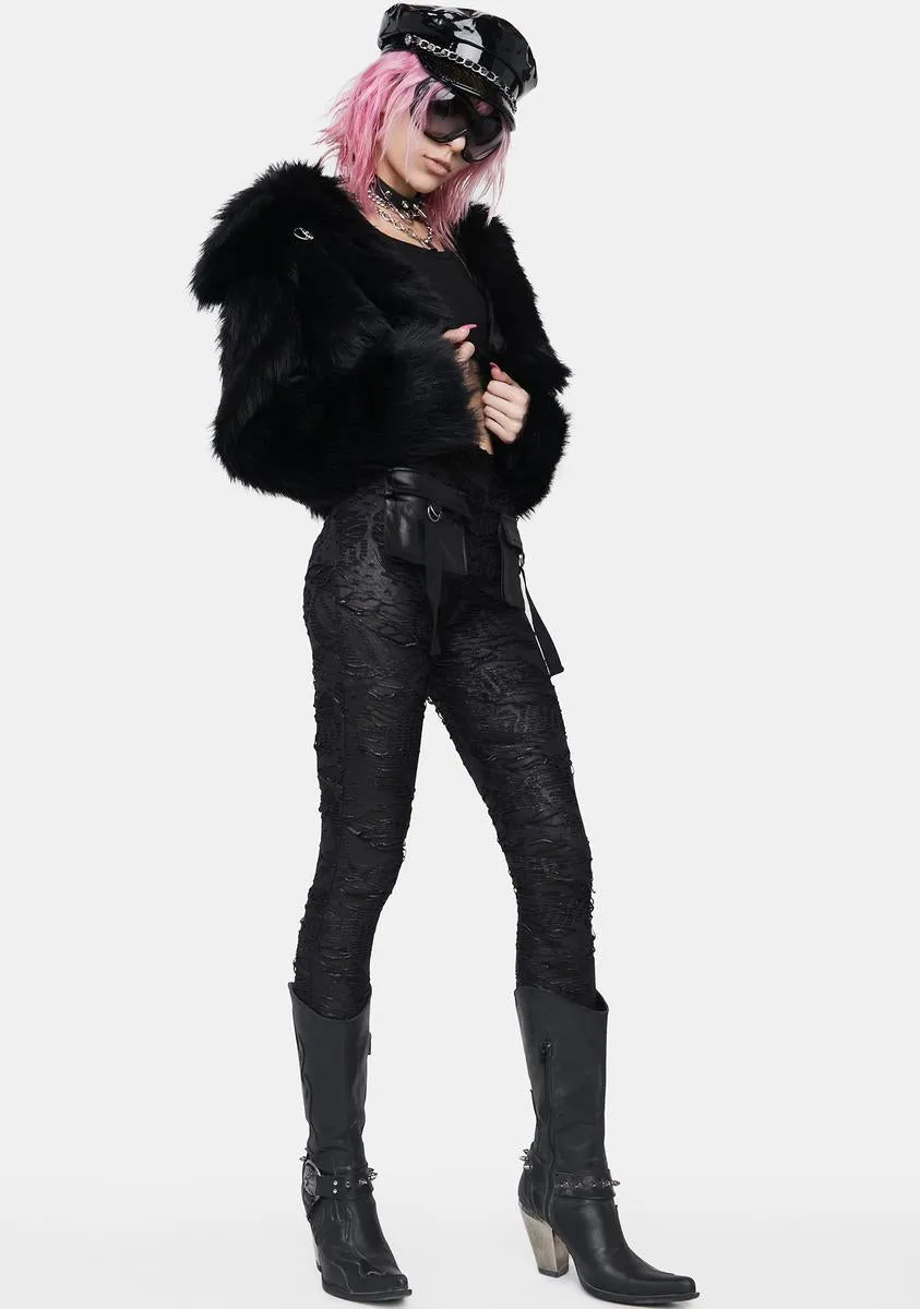 Daily Gothic Ragged Leggings