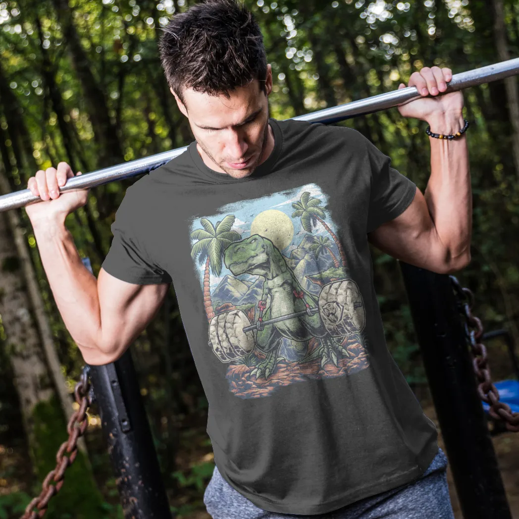 Deadlifting T-rex T-shirt (EU)