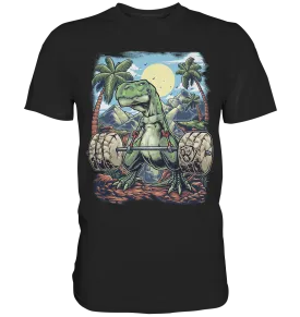 Deadlifting T-rex T-shirt (EU)
