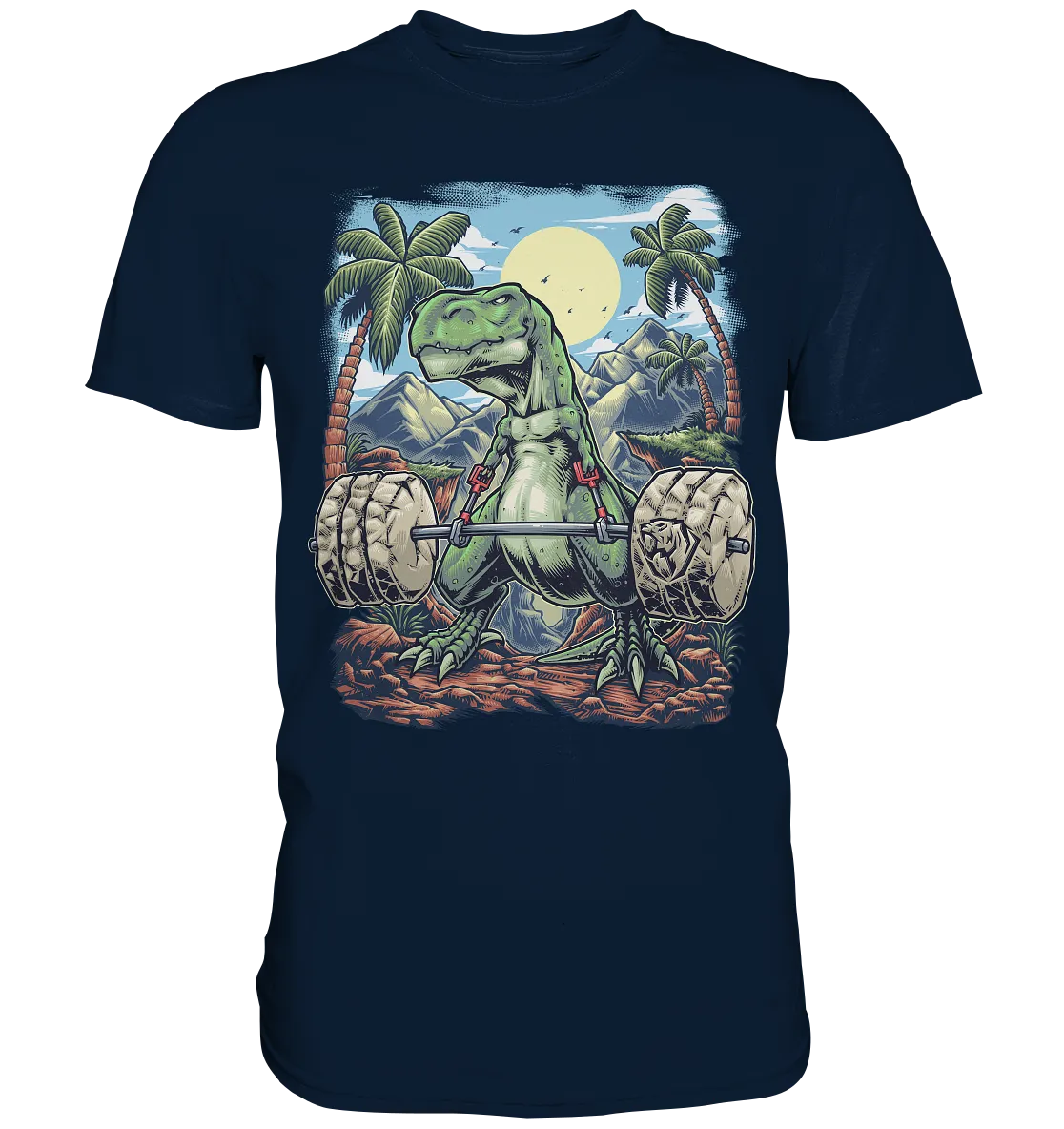 Deadlifting T-rex T-shirt (EU)