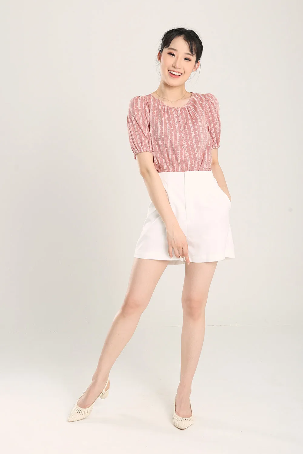 Emmett Blouse in Red