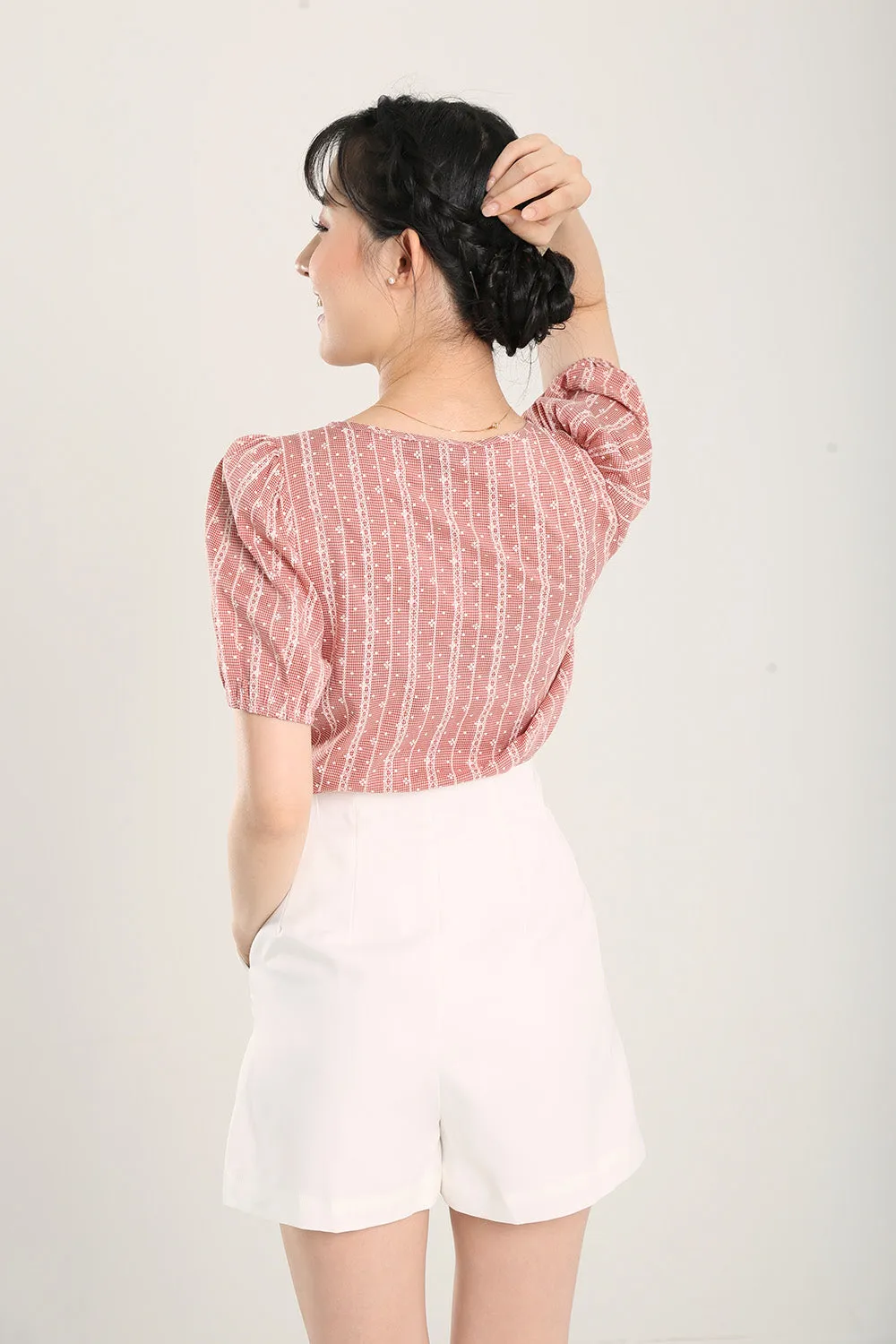 Emmett Blouse in Red