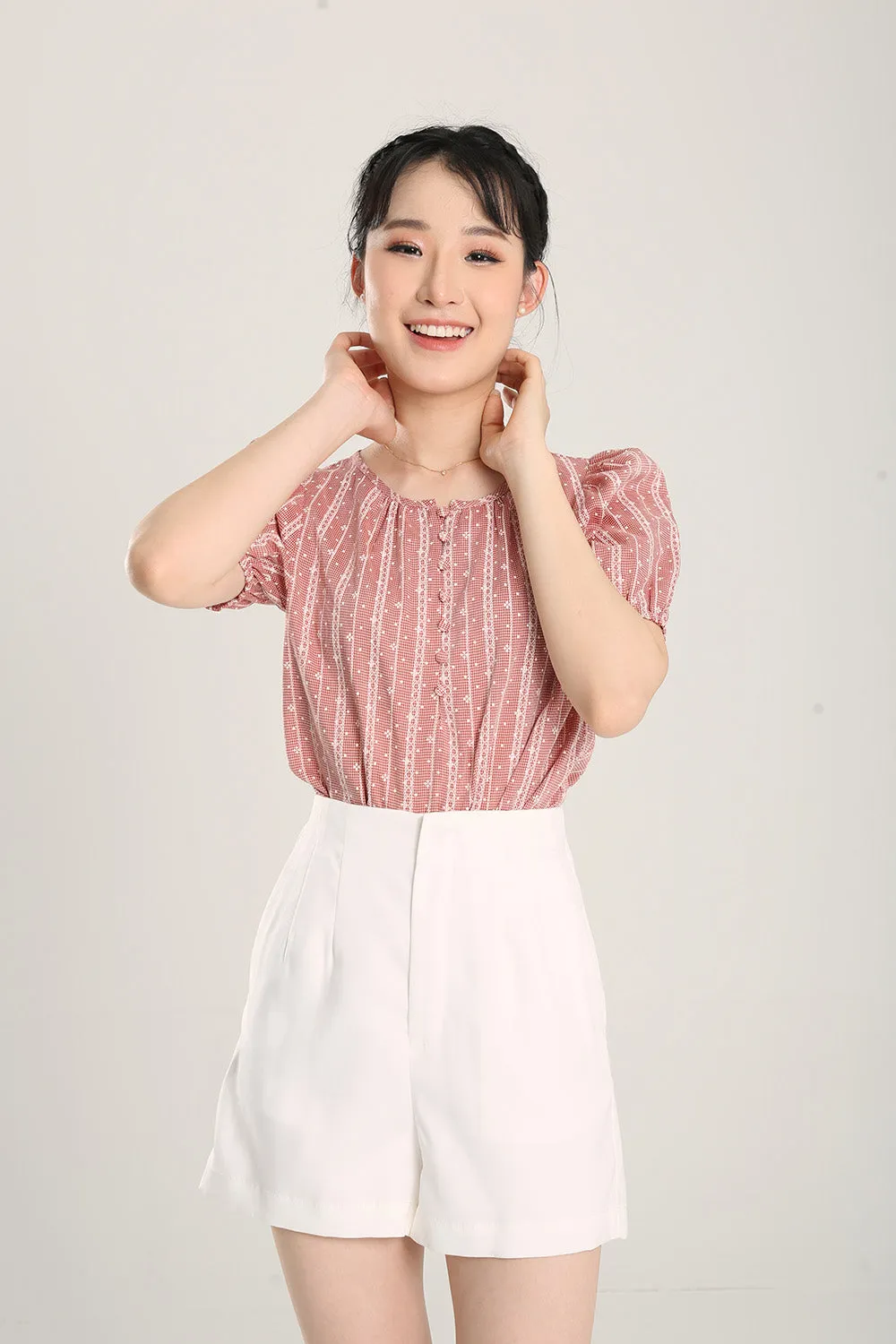Emmett Blouse in Red