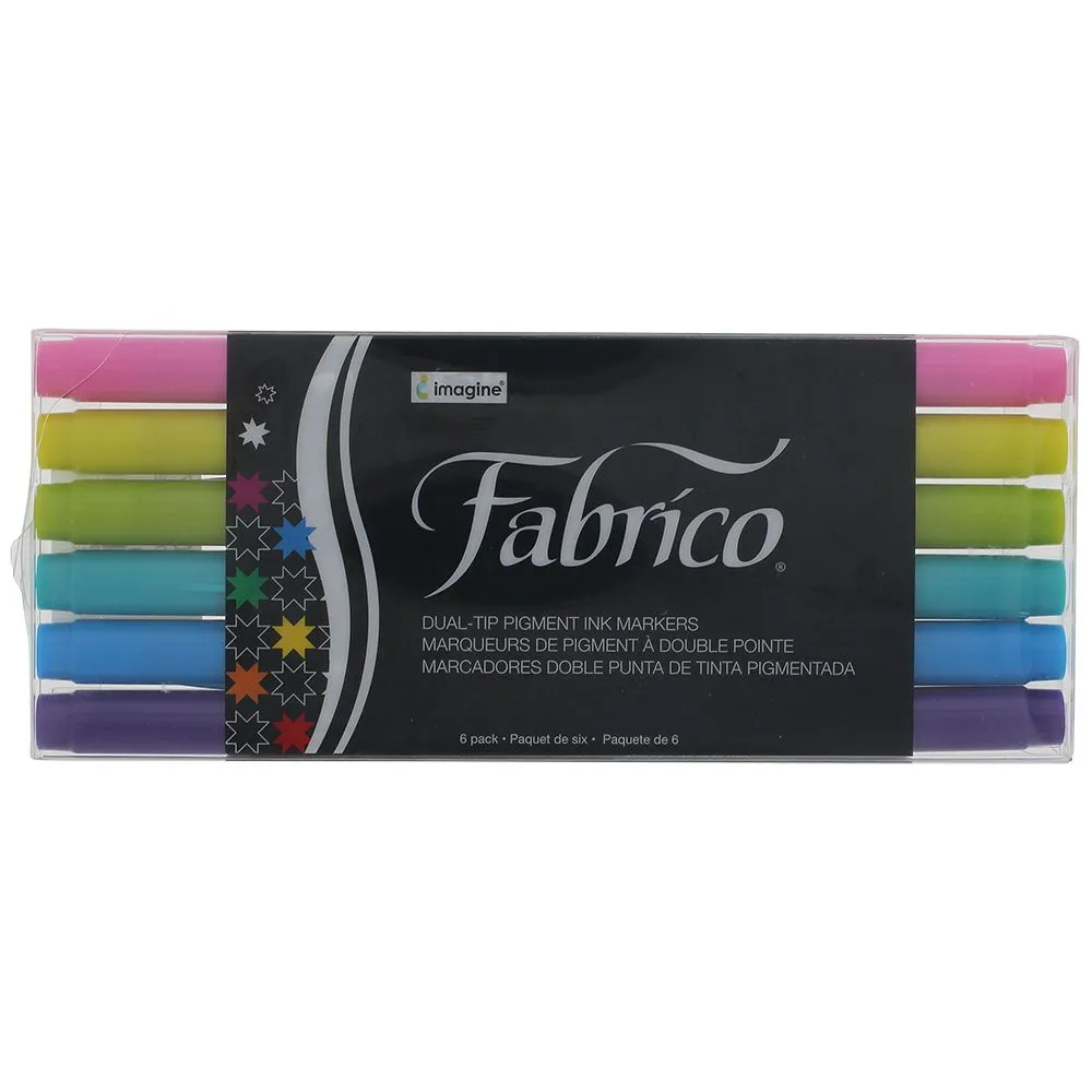 Fabrico Marker Set, Premium Fabric Markers (6pk)