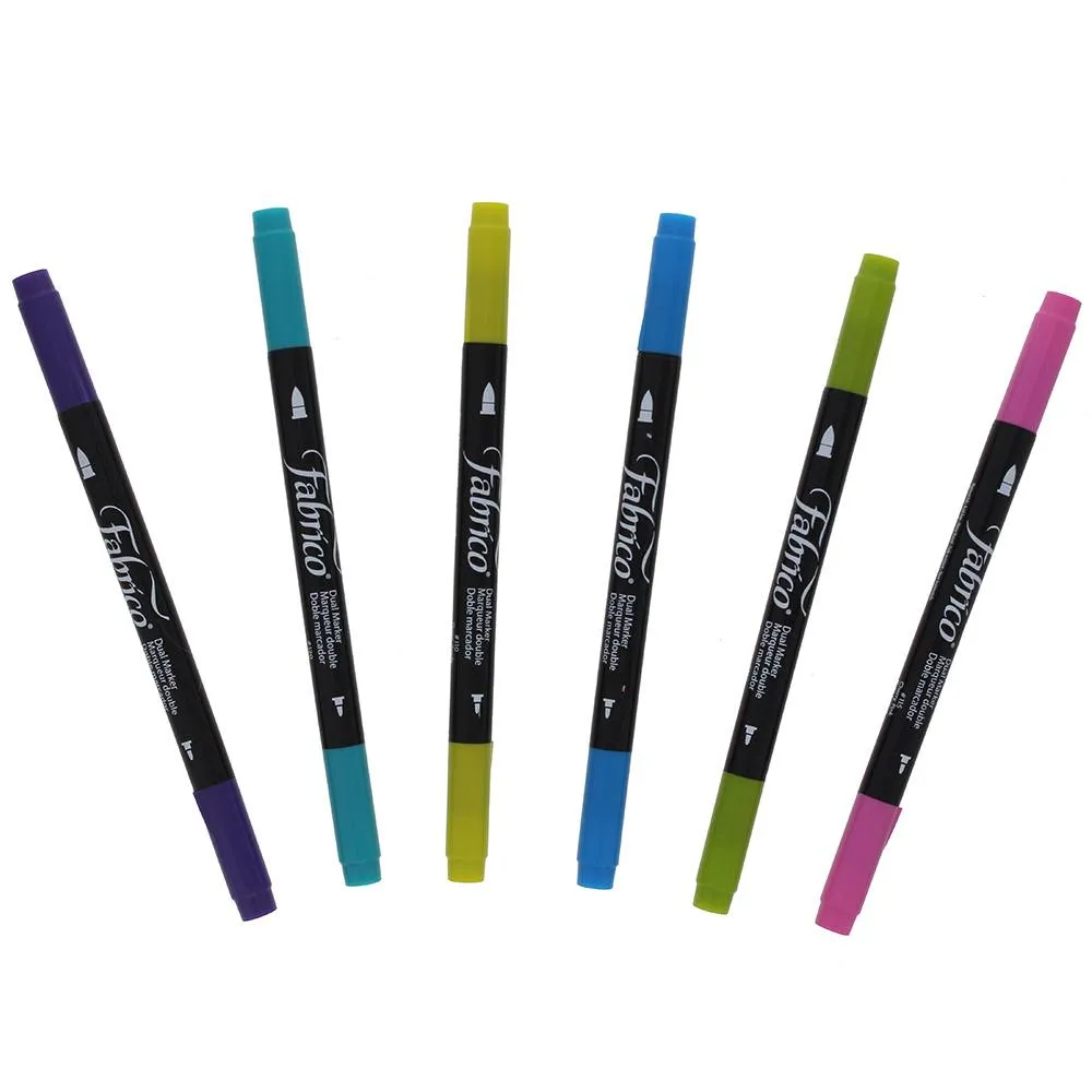 Fabrico Marker Set, Premium Fabric Markers (6pk)