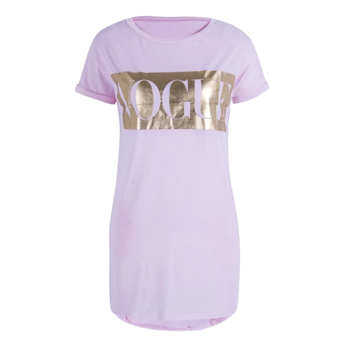 FashionSierra - Hot Women's Casual Summer Top Dress Short Sleeve VOGUE Tee Shirt Femme Party Loose Fashion Basic Shirt Dress