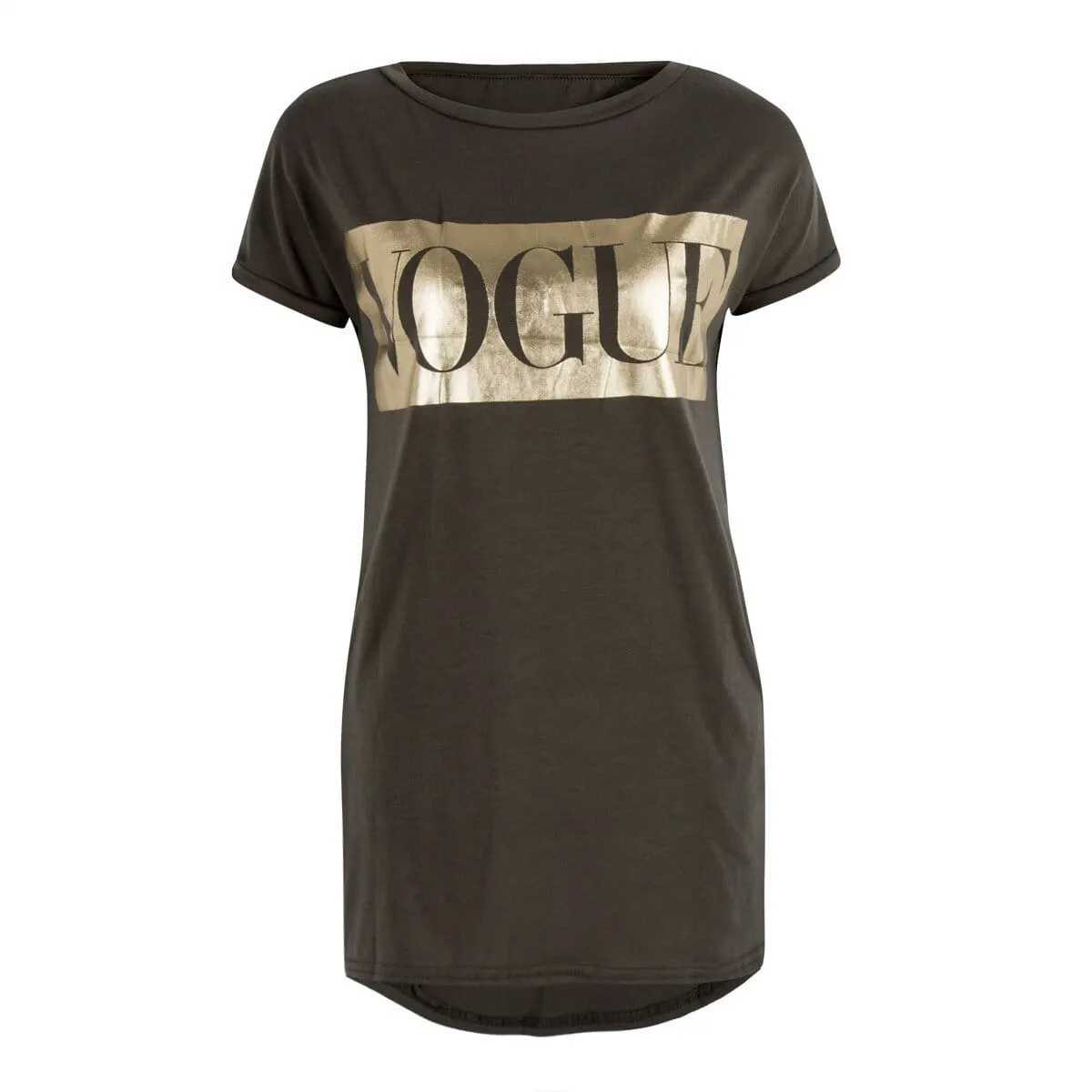 FashionSierra - Hot Women's Casual Summer Top Dress Short Sleeve VOGUE Tee Shirt Femme Party Loose Fashion Basic Shirt Dress
