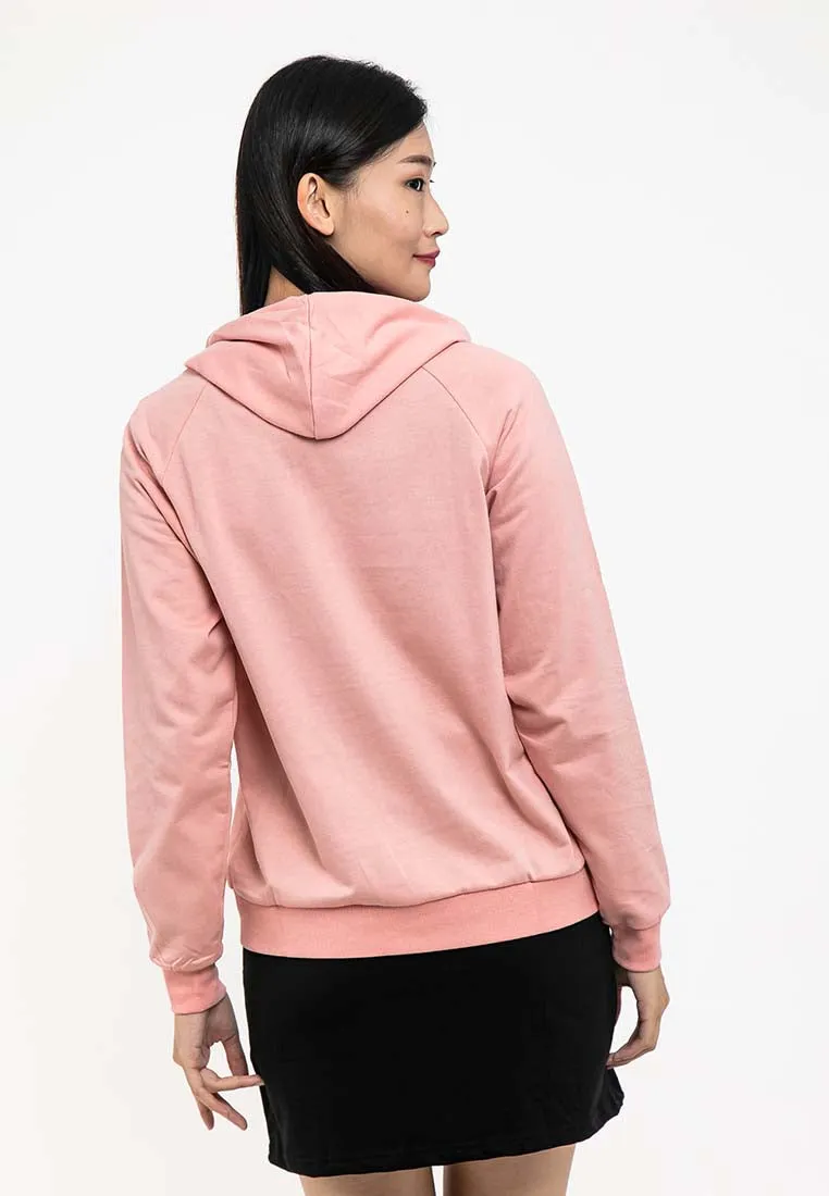 Forest Ladies Stretchable Sweatshirt Cotton Terry Hoodie Women Jacket | Jaket Perempuan - 830108