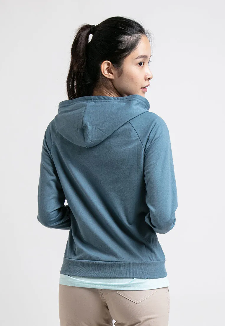 Forest Ladies Stretchable Sweatshirt Cotton Terry Hoodie Women Jacket | Jaket Perempuan - 830108