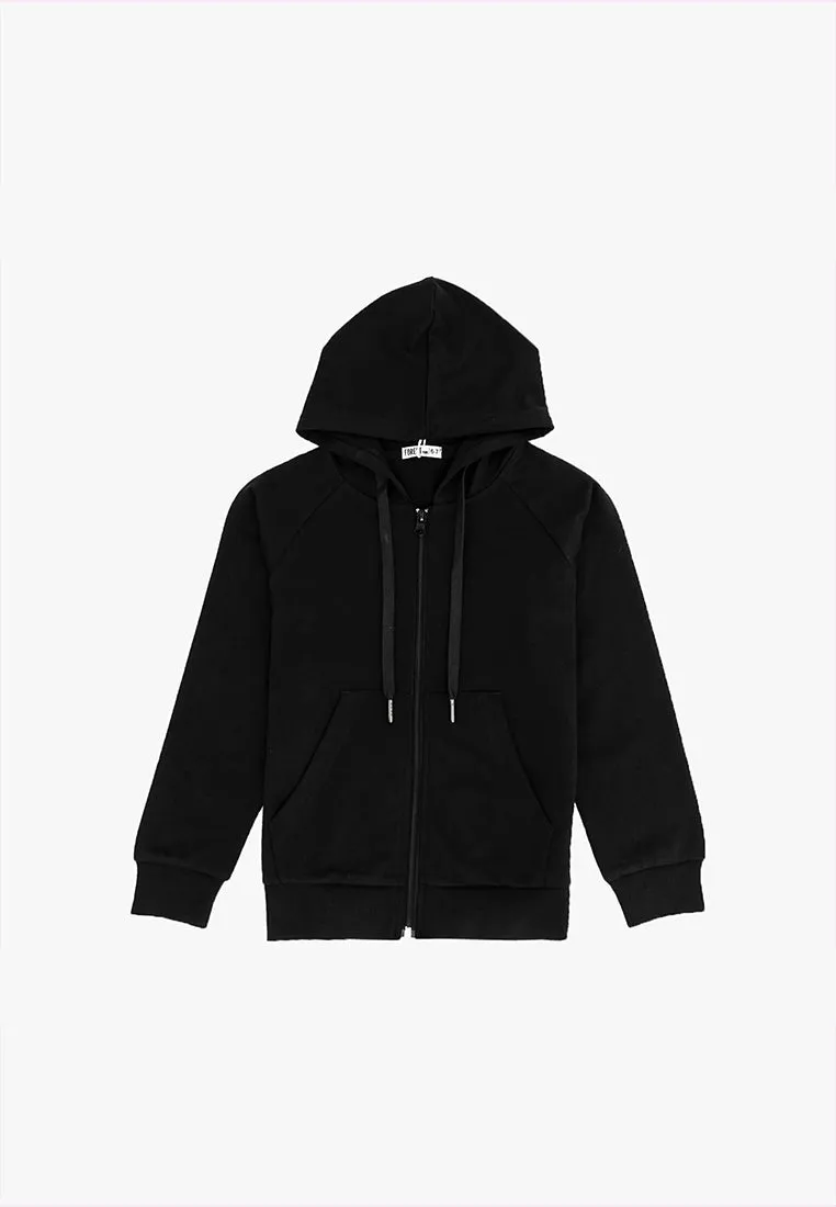 Forest Unisex Kids Stretchable Sweatshirt Cotton Terry Hoodie Kids Jacket | Jaket Budak - FK3000
