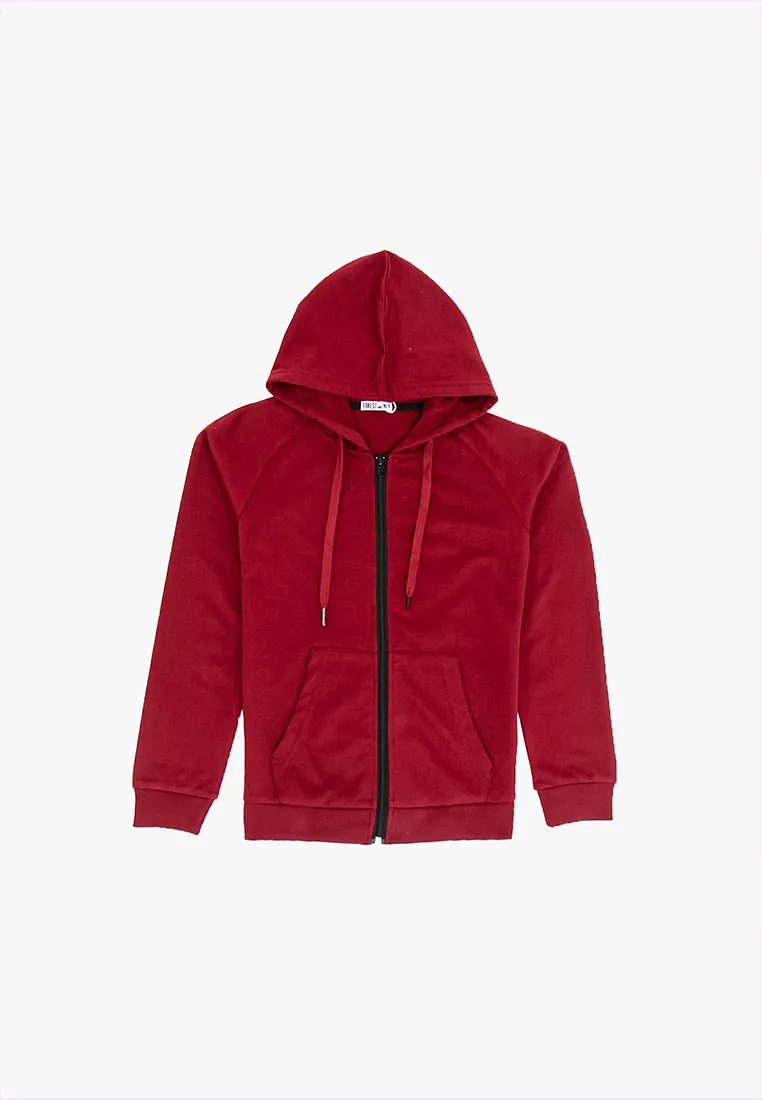 Forest Unisex Kids Stretchable Sweatshirt Cotton Terry Hoodie Kids Jacket | Jaket Budak - FK3000