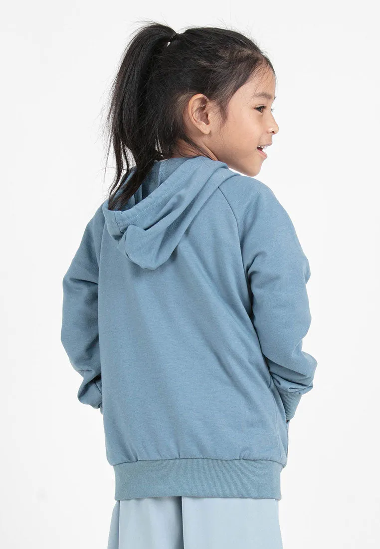 Forest Unisex Kids Stretchable Sweatshirt Cotton Terry Hoodie Kids Jacket | Jaket Budak - FK3000