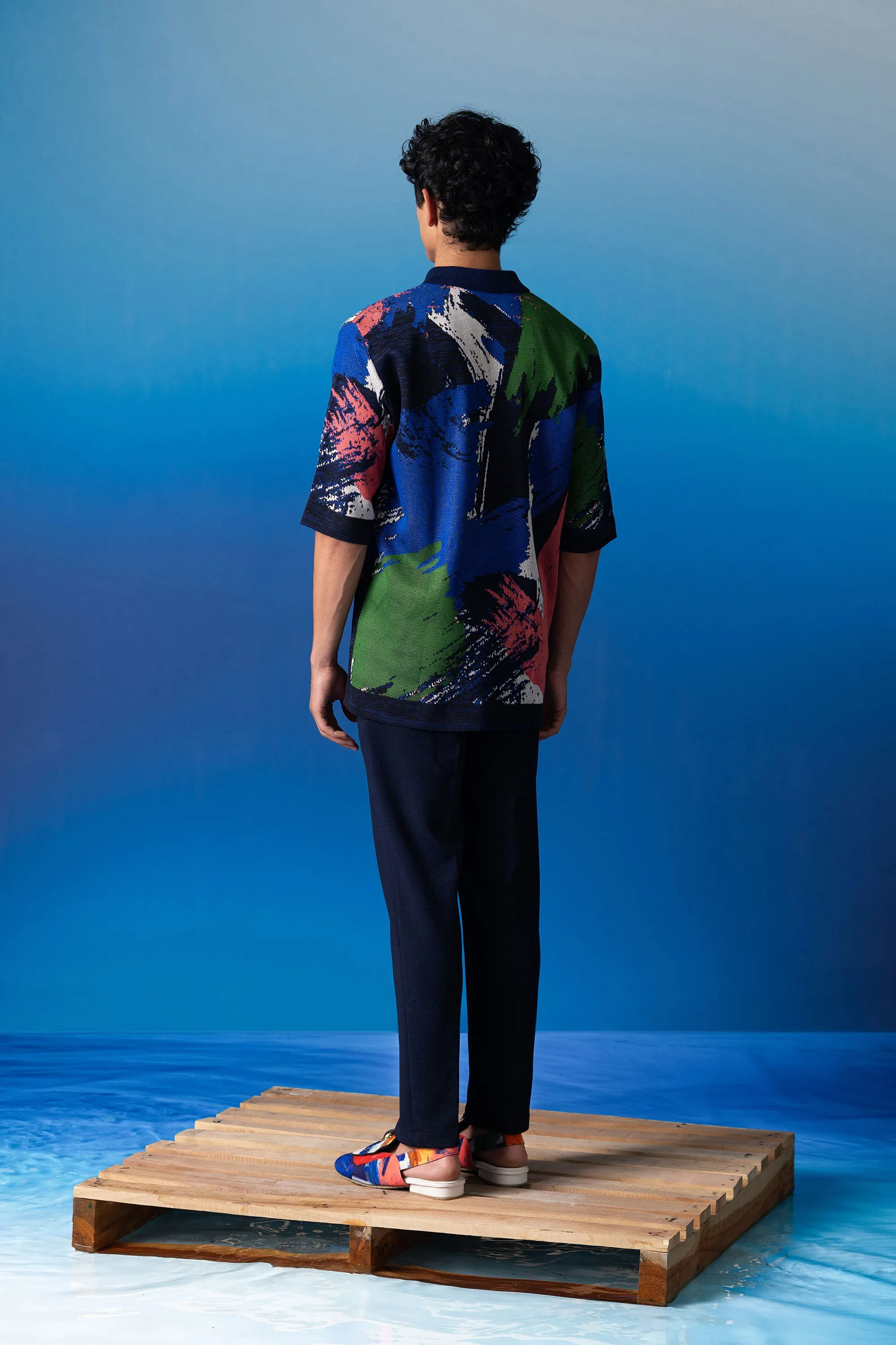 Foxfires Jacquard Knit Shirt