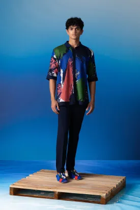 Foxfires Jacquard Knit Shirt