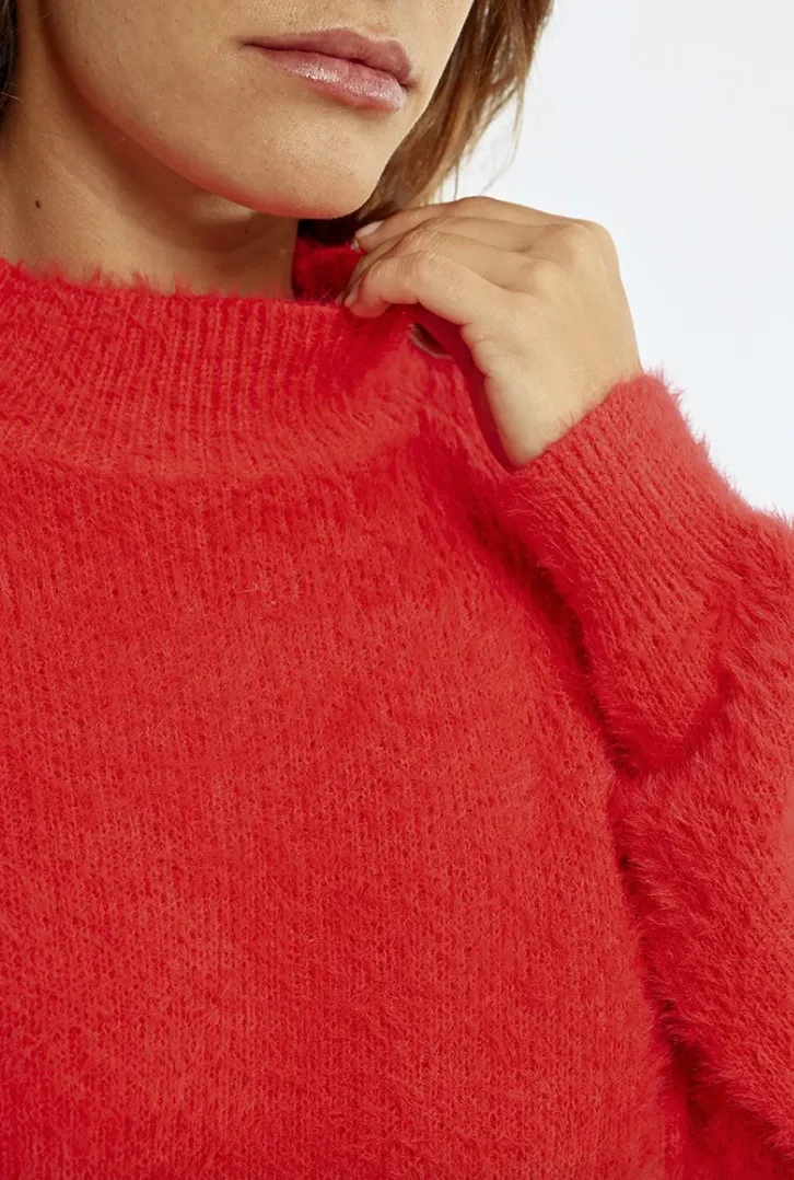 Fuzzy Knit Sweater