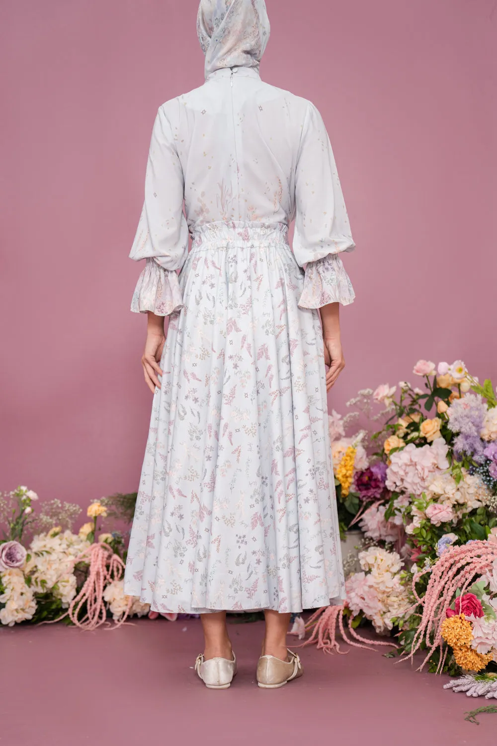 Gardenia Skirt Ashy Blue