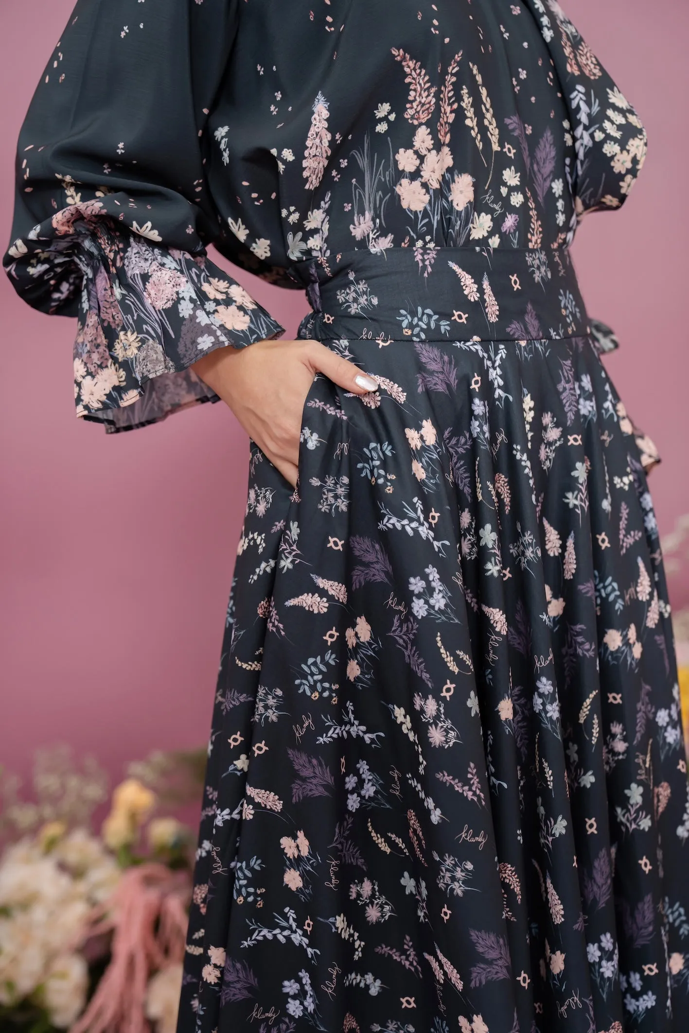 Gardenia Skirt Dark Berry