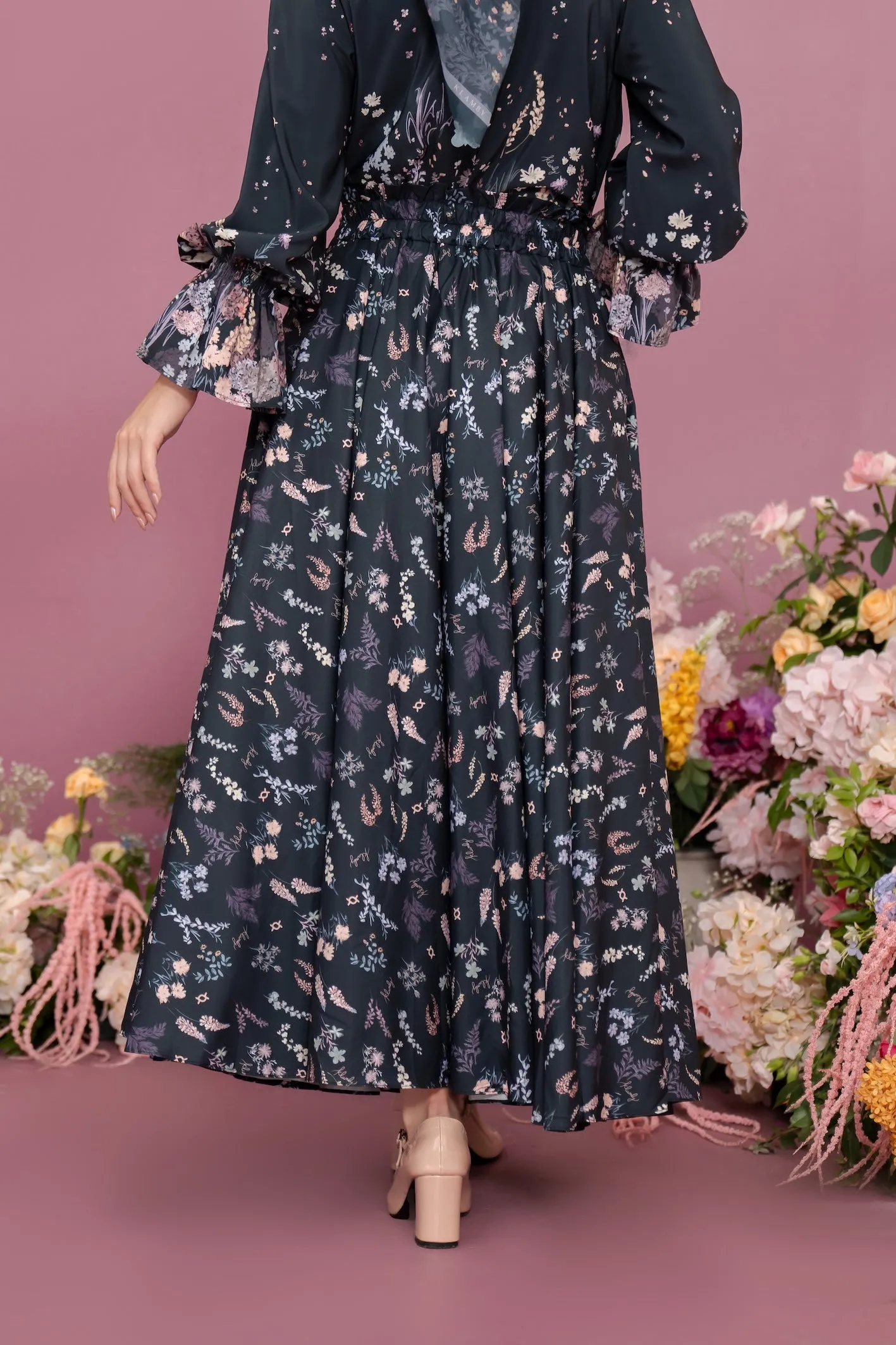 Gardenia Skirt Dark Berry