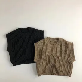 George Chunky Knitted Sweater Vest