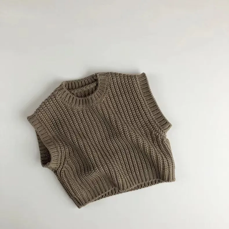 George Chunky Knitted Sweater Vest