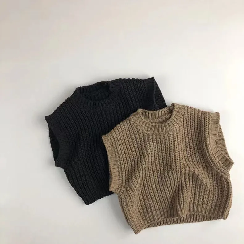 George Chunky Knitted Sweater Vest