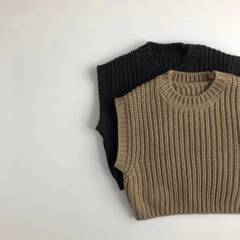 George Chunky Knitted Sweater Vest