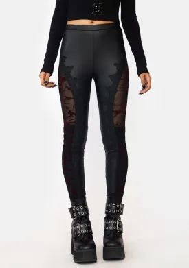 Gothic Cutout Leggings