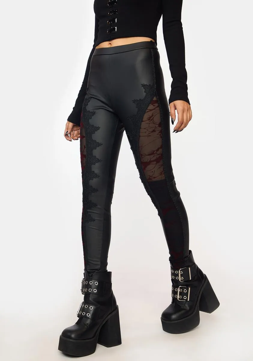 Gothic Cutout Leggings