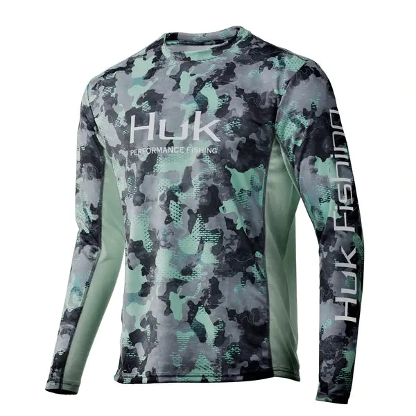 Huk Icon X KC Refraction Camo Long Sleeve
