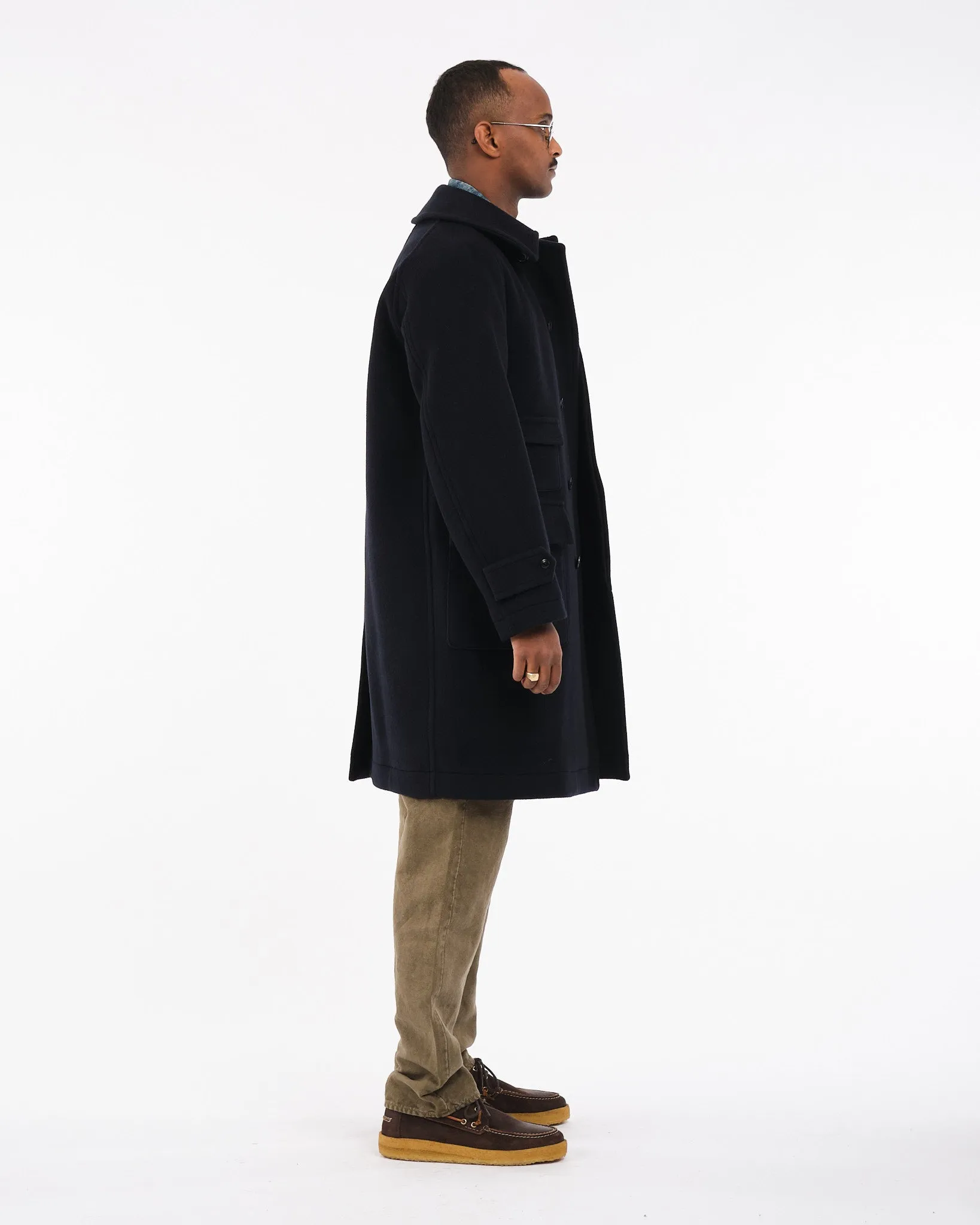 Kaptain Sunshine Traveller Coat Navy
